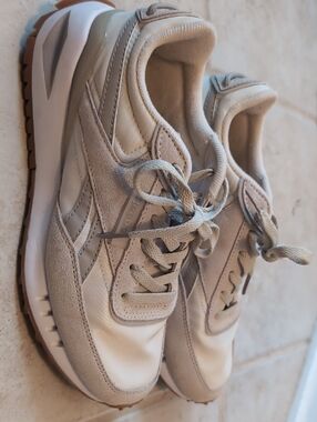 Reebok Neutral Beige Athletic Sneakers